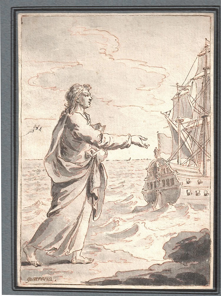 Studio - Santo e nave, attribuito